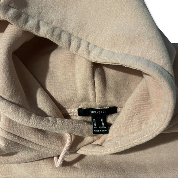 Forever 21 Light Pink ‘Honey’ Embroided Hoodie | women’s Hoodie | size Medium - Picture 5 of 7